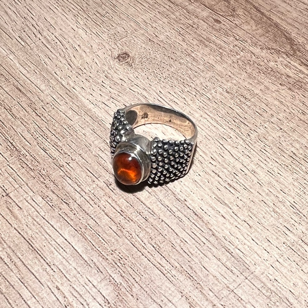 Amber ring